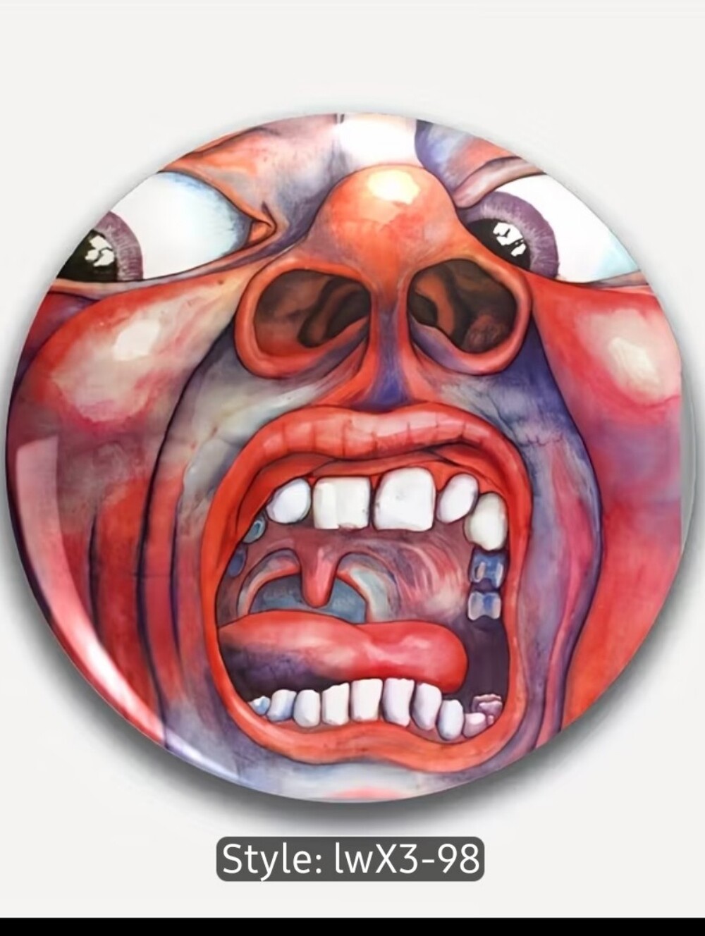 King Crimson Button Pin -